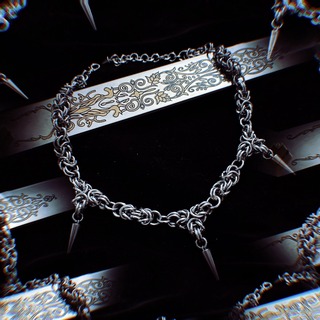 This month's giveaway piece — handcrafted chainmail jewelry